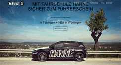 Desktop Screenshot of fahrschule-hanne.de